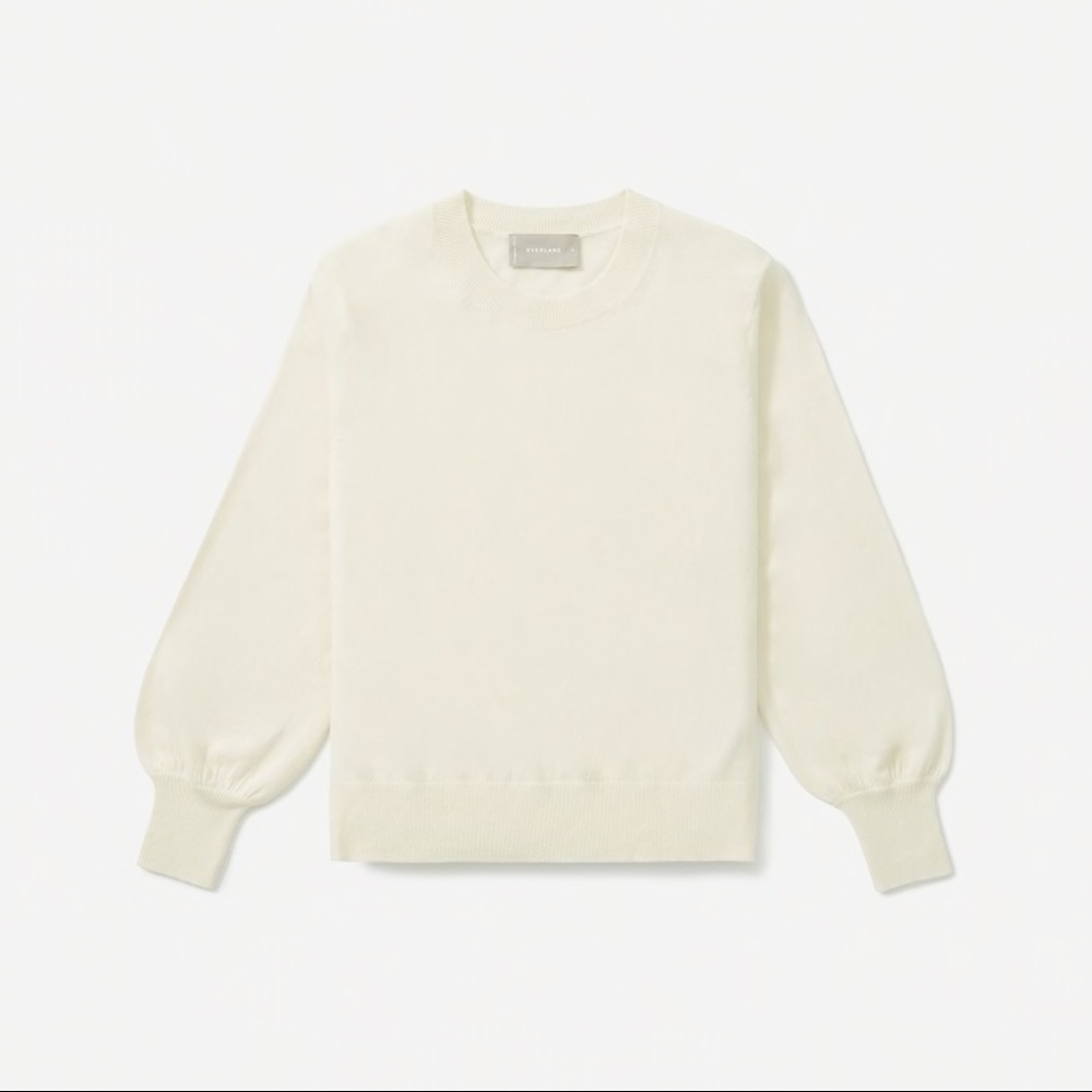 Everlane Cashmere Lantern Sweater